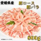 せと風ポーク 五明農場 ふれ愛・媛ポーク ローススライス バラスライス 800g〈E〉