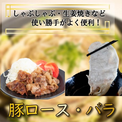 せと風ポーク 五明農場 ふれ愛・媛ポーク ローススライス バラスライス 1.6kg〈F〉