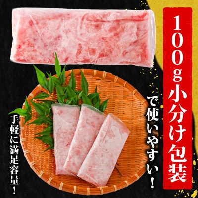 【まぐろ屋さんのねぎとろ】自家製ねぎとろ　小分けだから使いやすい♪　800g(100g×8パック)