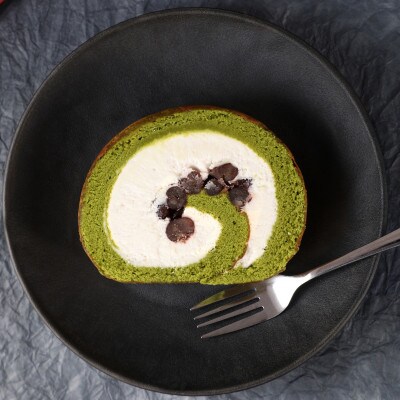 【さとふる限定】和菓子屋が作る抹茶生ロールケーキと媛の愛 生どら焼(いよかん・塩)3種詰合せ