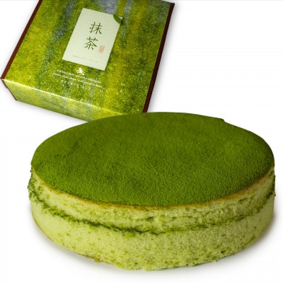 魔法洋菓子店のソルシエ チーズケーキ 抹茶スフレ 5号 直径14.5cm 4人～6人分 約350g