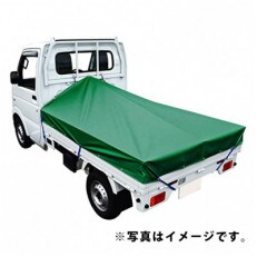 軽トラックシート　国産6号エステル帆布　グリーン