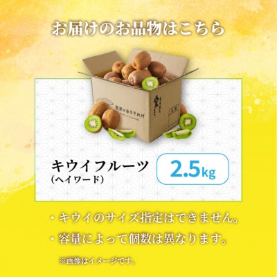 【先行予約】2026年10月下旬より発送 キウイフルーツ ヘイワード約2.5kg 家庭用 訳あり