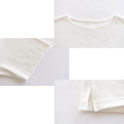 メンズ　やわらかパイル地　半袖Tシャツ　FL25SS-001　ネイビー　XLサイズ