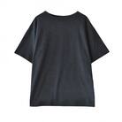 メンズ やわらかパイル地 半袖Tシャツ FL25SS-001 ブラック XLサイズ
