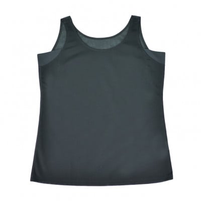 レディース　速乾　夏用インナー　ラウンドネックノースリーブ　22SS0004W　ブラック　Sサイズ