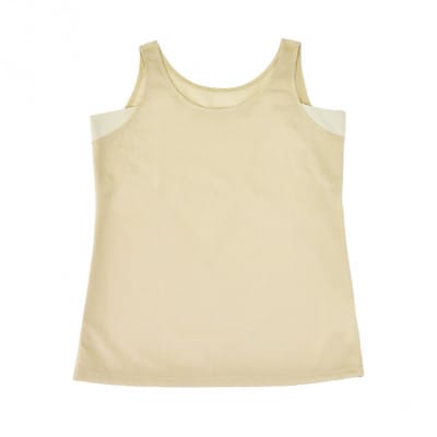 レディース　速乾　夏用インナー　ラウンドネックノースリーブ　22SS0004W　ベージュ　Mサイズ