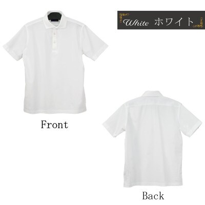 メンズ　バーズアイ天竺　半袖ポロシャツ　2021-PM5　ネイビー　Lサイズ