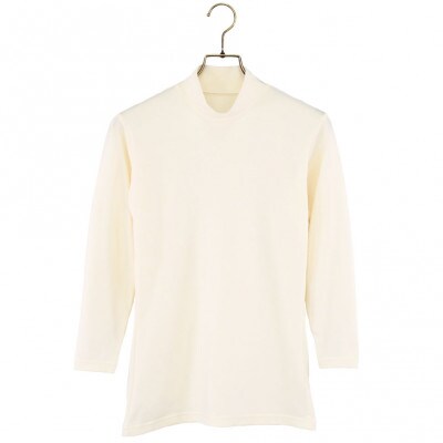 レディース　長袖　ハイネックあったかインナー　2枚組　21FW-0007W　オフホワイト　Mサイズ