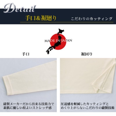 メンズ　長袖　丸首あったかインナー　2枚組　21FW-0004　ホワイト　XLサイズ