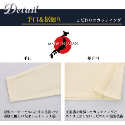 メンズ　長袖　Vネックあったかインナー　2枚組　21FW-0005　グレー　Sサイズ