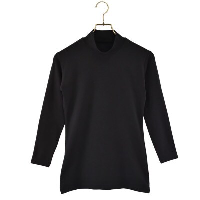 レディース　長袖　ハイネックあったかインナー　2枚組　21FW-0007W　ブラック　Mサイズ