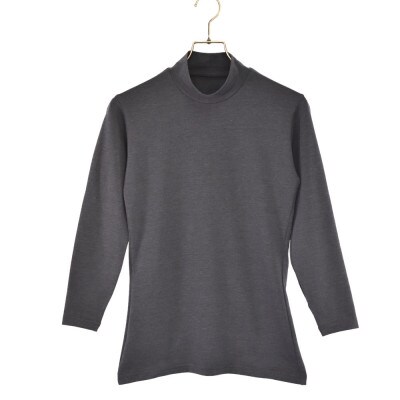 レディース　長袖　ハイネックあったかインナー　2枚組　21FW-0007W　グレー　Lサイズ