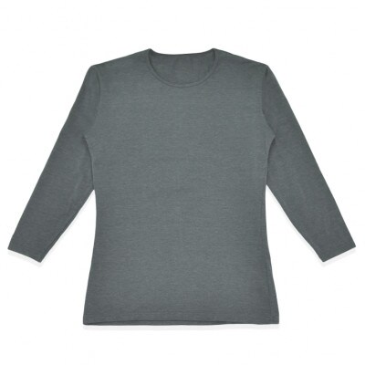 メンズ　長袖　丸首あったかインナー　2枚組　WCPM-01　グレー　XLサイズ