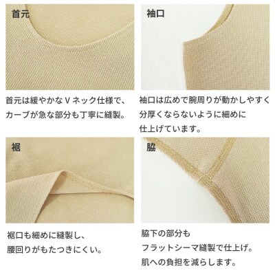 メンズ V首袖なし夏用下着　2枚組　22SS0002　白　XSサイズ　YOSHIDA SHIRTS