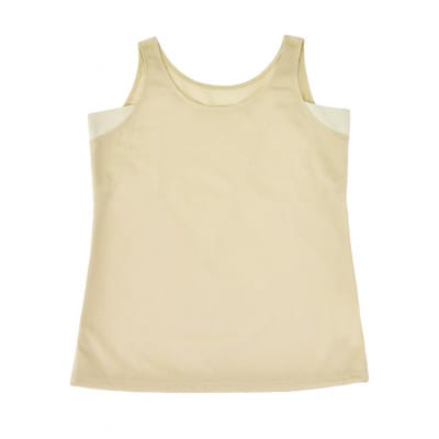 レディース　夏用肌着　丸首袖無　22SS0004W　ベージュ　XL　YOSHIDA SHIRTS