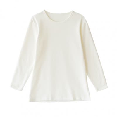 メンズ　暖か肌着　接結生地裏起毛SKWC-01　ホワイト　2XLサイズ　YOSHIDA SHIRTS