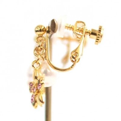 さくらひめパールイヤリング/ゴールド