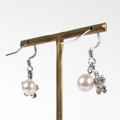 さくらひめパールピアス/シルバー
