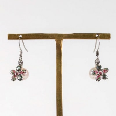 さくらひめパールピアス/シルバー