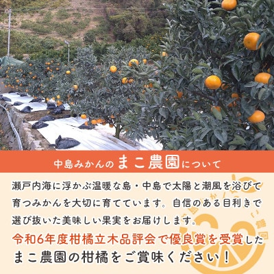 【2026年4月中旬順次発送予定】愛媛県中島産 カラマンダリン 約2.5kg 中島みかんのまこ農園