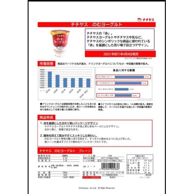 チチヤス　のむヨーグルト(9本入り)
