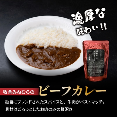 【牧舎みねむら】ビーフジャーキー・ビーフフランク・ビーフカレーセット 