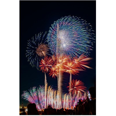 【8月3日開催】第71回戸田橋花火大会観覧席　西Bブロック　エリア内自由席ペアセット