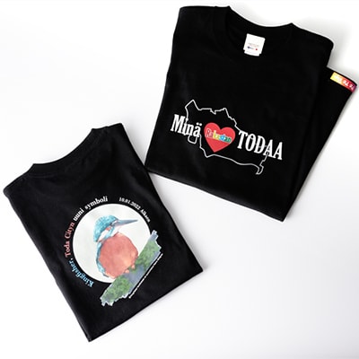 〈ふるさと納税限定デザイン〉戸田のニューシンボル!カワセミTシャツ  Lサイズ【戸田市】