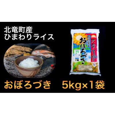 【令和4年産】おぼろづき 5kg 低農薬米(※) 北海道北竜町産【0601-R4】