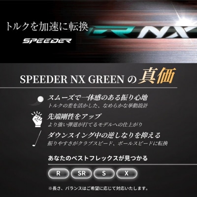 リシャフト SPEEDER NX GREEN フジクラ ドライバー用シャフト by004-aa