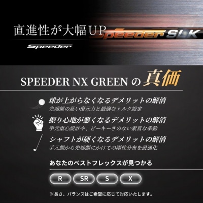リシャフト Speeder SLK フジクラ ドライバー用シャフト by005-aa