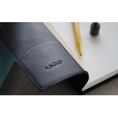 高級フレンチレザー ブックカバー ライトブルー | ナッパレザー 文庫本サイズ 牛革 レザー