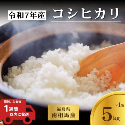 【コシヒカリ】 令和7年産 福島県産 白米 5kg × 1袋 | 星忠雄商店 cv001-aa