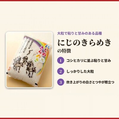 令和8年産 にじのきらめき 白米 10kg(5kg×2) アグリロード ck006-ab