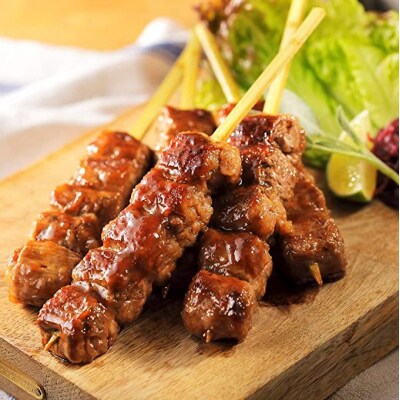 北海道十勝芽室町 特製豚丼18枚(6枚入り×3袋)・牛カルビ串3本セット　me046-002c