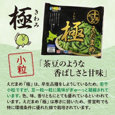 [先行受付][10月末より出荷予定]北海道芽室町 えだまめ「極」300g×9袋 me003-002c