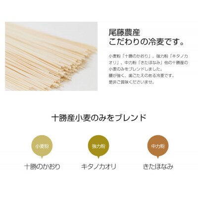 北海道十勝芽室町 BITO LABO 十勝産小麦のみ使用 冷麦 250g×6 me004-004c