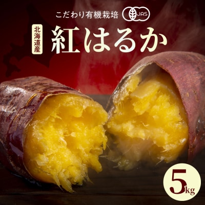 北海道十勝芽室町 有機JAS認証 鈴鹿農園 紅はるか 5kg me049-001c-25