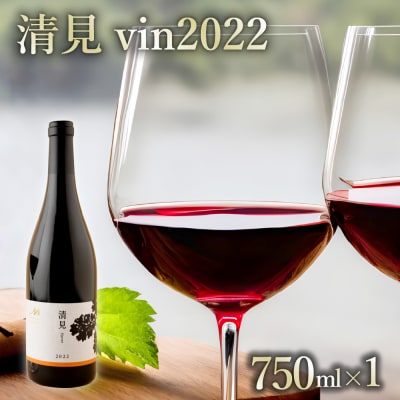 北海道十勝芽室町 赤ワイン:清見 vin2022　750ml×1本(箱入) me032-044c