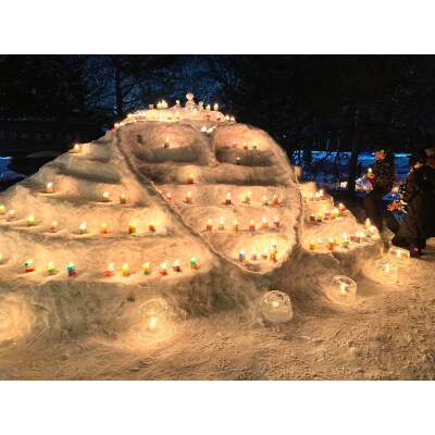 北海道十勝芽室町 リサイクルろうそく(ツリー)10個 me003-086c