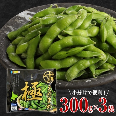 北海道十勝芽室町 えだまめ「極」 300g×3袋 me003-087c