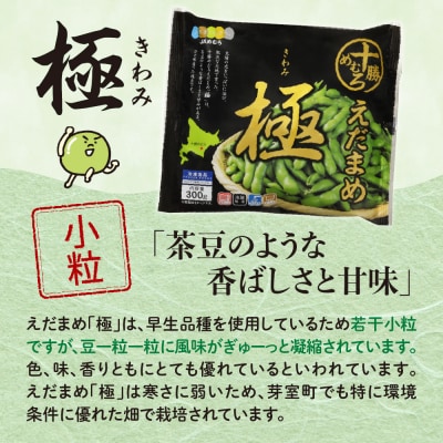 北海道十勝芽室町 えだまめ「極」 300g×3袋 me003-087c