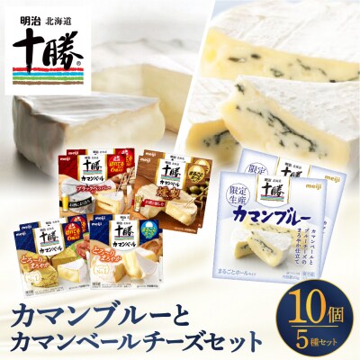明治北海道十勝カマンブルー含む5種10個セット me003-104c