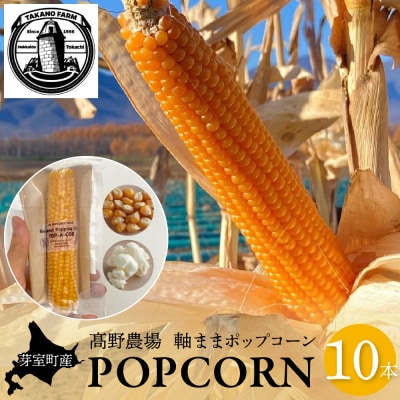 手軽で美味しい!北海道十勝芽室町 ポップコーン イエロー10本 me066-002c