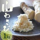 北海道芽室町 十勝産 山わさび(土付き1kg)me064-001c