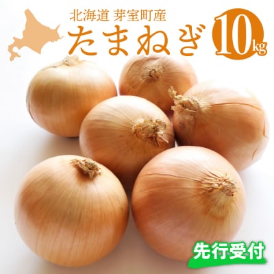 【2025年出荷分】北海道十勝芽室産 たまねぎ10㎏ 1箱 me002-023-24c