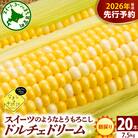 【先行受付】北海道十勝芽室町 スイートコーンドルチェドリーム20本 me001-045c-26
