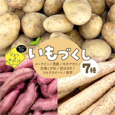 【2026年12月中旬より順次発送】北海道十勝芽室町　なまら十勝野のいもづくし 7種 計4kg 