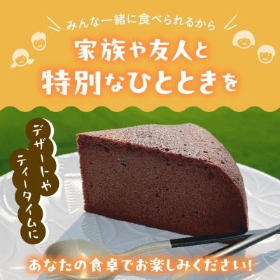 北海道十勝芽室町 北海道特別栽培米粉ガトーショコラ me063-006c